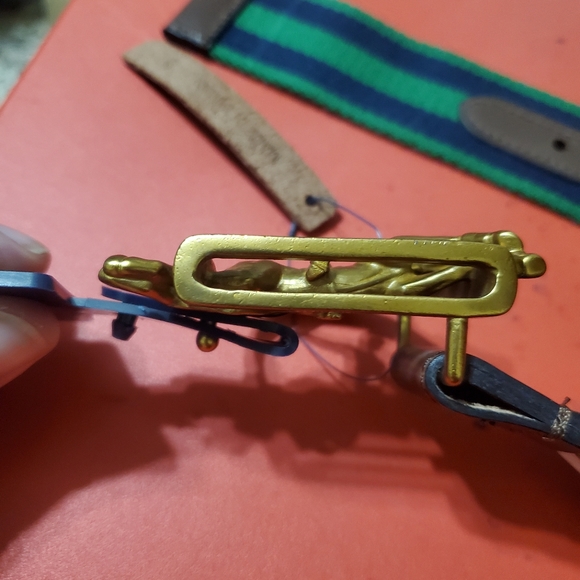 Polo Ralph Lauren EQUESTRIAN STIRRUP BELT BUCKLE - Picture 5 of 16